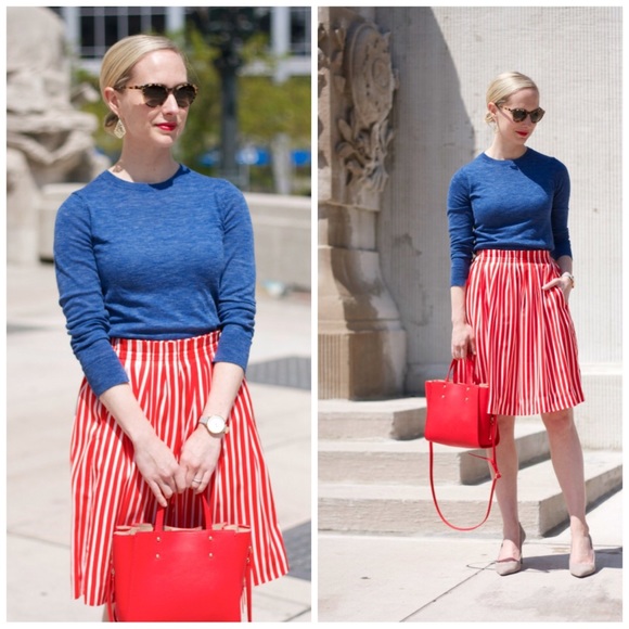 J. Crew Dresses & Skirts - {J. Crew} Factory Striped Skirt
